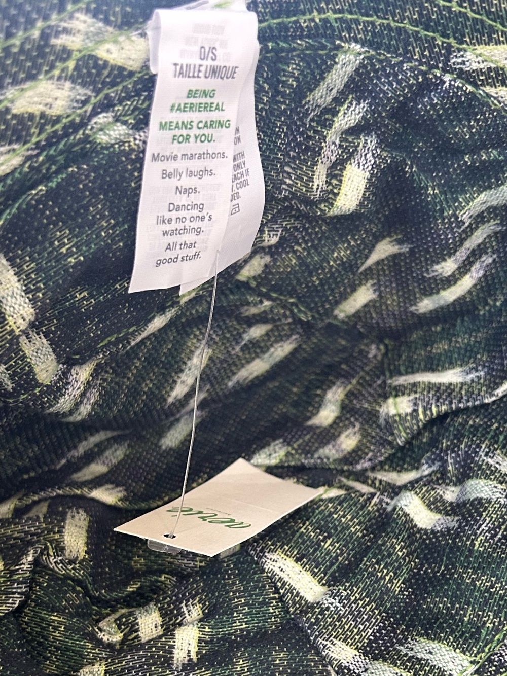NWT Aerie Reversible Green Patterned Bucket Hat - Picture 3 of 8